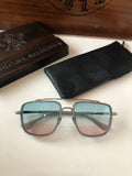 Chrome Hearts Sunglasses Fashion Titanium Large Frame Square Pull Wind Sunglasses