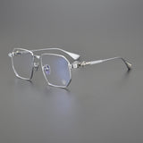 CHH Chrome Hearts Glasses Fashion Large Face Plain Myopia Large Frame Glasses Frame