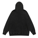 Men Hoodie Simple Embroidered Letter Hooded Sweater