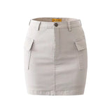 Women's Skirt Workwear Skirt Women's Summer Waist Bag Hip Skirt