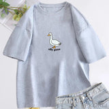 Silly Goose T-Shirt Women Trendy Unisex T Shirt Summer