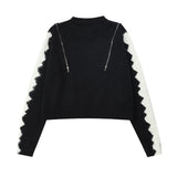Women Sweater Women's Autumn and Winter Casual round Neck Sweater