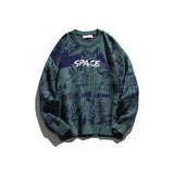 Unisex Jacket Autumn New Embroidered Long-Sleeved Sweater