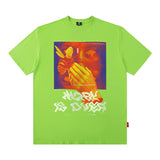 Men T Shirt Men's Loose Printed Fashion Brand Men's Summer T-shirt
