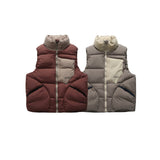 Unisex Sweater Color Matching Cotton Vest