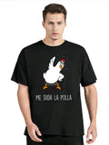 Me Suda La Polla Cute Chicken Cartoon Tshirt