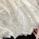 Women Skirt Mid-Length Mesh Dress