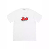 Men T-shirts 24SS Toy Machine Devil Cat Short Sleeve Men Monster Cat T-shirts