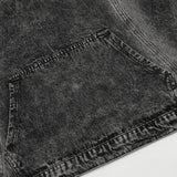 Men Denim Jacket Hooded Sweater Men's Washed Distressed Pullover Denim Clothing Autumn