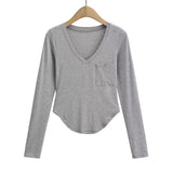 Women T-Shirt Long Sleeve T-shirt for Women Autumn Undershirt