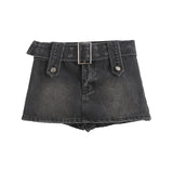Women Skirt Denim Women's Summer Hip-Wrapped Short Skirt