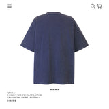 American vintage street T-shirt pure cotton retro men's and women's summer loose half sleeves