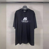 Men T-shirts Summer Paris Letter Print Short Sleeve T-Shirt Loose Casual