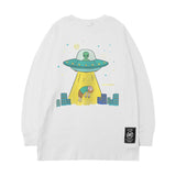 Men's Long Sleeve Shirt Letter Printed Long Sleeve T-shirt Men's Loose Ins Casual Top