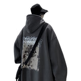 Men Hoodie Harajuku Style Sweatshirt Men's Loose Hooded Spring and Autumn All-Match Hong Kong Style