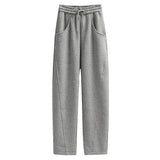 Palazzo Pants Wide Leg Pants Loose Leisure All-Matching Straight Track Sweatpants Women