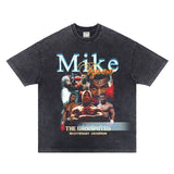 Mike Tyson T Shirt Vintage Loose Short Sleeve