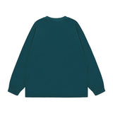 Men Long Sleeve Shirt Casual Long Sleeve Couple T-shirt Men and Women Oversize Idle Style Loose