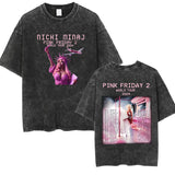 Nicki Minaj Vintage Washed T Shirt Gag City Pink Friday