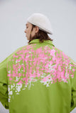 Unisex Jacket Autumn Towel Embroidery Inkjet Coat Women's Clothing