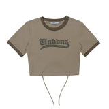 Women T-shirt Printed Short-Sleeved T-shirt Girls' Summer round Neck