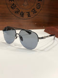 Chrome Hearts Sunglasses Light Luxury Fashion Exquisite Half Frame Sunglasses
