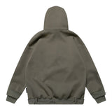 Men Fleece Lined Hoodie Embroidered Hoodie Long Sleeve Sports Hoodie Winter
