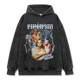 Detroit Eminem T Shirt Detroit Eminem Printed Short Sleeve Cotton Heavy Loose