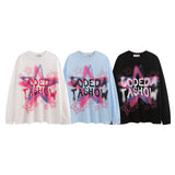 Men Long Sleeve Shirt Printed Long Sleeve T-shirt Men and Women All-Matching Couple