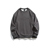 Unisex Hoodie Vintage University Style Printed Loose round Neck Sweater