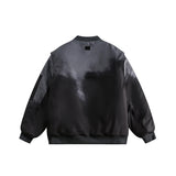 Unisex Jacket Winter Gradient Couple Cotton Baseball Uniform
