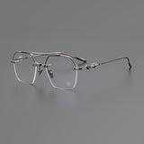 CHH Chrome Hearts Glasses Vintage Polygon Large Face Glasses Frame