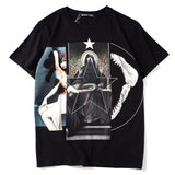 Bathing Ape T Shirt Summer Combination of Three Virgin Shark Short Sleeve Printed T-shirt Couple Wear