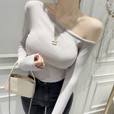 Women's Long Sleeve Shirt Women's Slimming Bottoming Shirt Long Sleeve