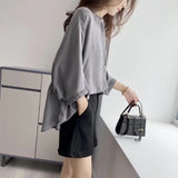 Women T-shirt Denim Shirt Women's Spring Design Loose Top