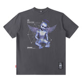 Men T Shirt Men's Short-Sleeved T-shirt Astronaut Astronaut Loose Short Sleeve
