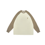 Unisex Hoodie Top Loose Long Men's T-shirt round Neck Sweater