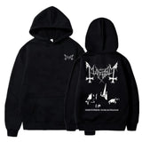 Men's Clothing Pullover Hoodies Mayhem Black Metal