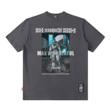 Men T Shirt Fashion Brand Men's Short-Sleeved T-shirt All-Match Loose