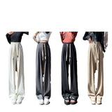 Palazzo Pants Spring and Autumn High Waist Drooping Straight Mopping Pants Casual Pants