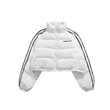 Unisex Jacket Winter Stand Collar Short Bread Coat