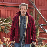 Men Jack Men's Plaid, Brushed Jacket