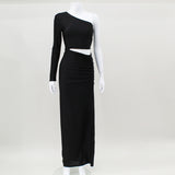 Women Desses Long Sleeve Sexy Sheath Dress Dress