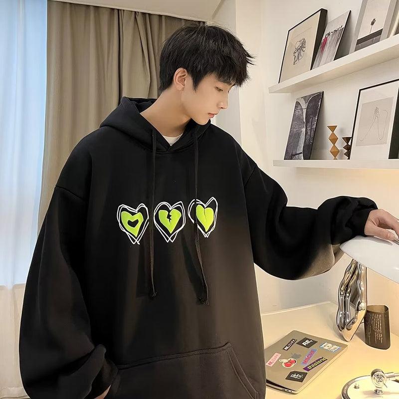 Men Hoodie Sweater Men's Spring and Autumn Hooded Top HipHop Fashion Brand Couple Wear