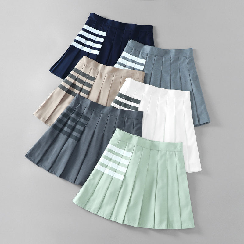 Women Skirt Spring Preppy Style Skirt Skirt