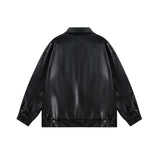 Unisex Jacket Autumn Trendy Leather Coat Women's Clothing