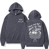 Christian Jesus Letters Print Hoodies Men Women's