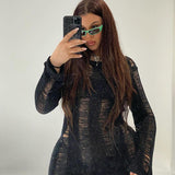 Women Sweater Dress Long Sleeve Sexy Tight Wool Spring and Summer Women's Clothing Dress