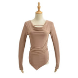 Women T-Shirt Long-Sleeved T-shirt Women's Bottoming Shirt Top