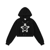 Women Hoodie Cropped Hoodie Women's Autumn Leisure Long Sleeve